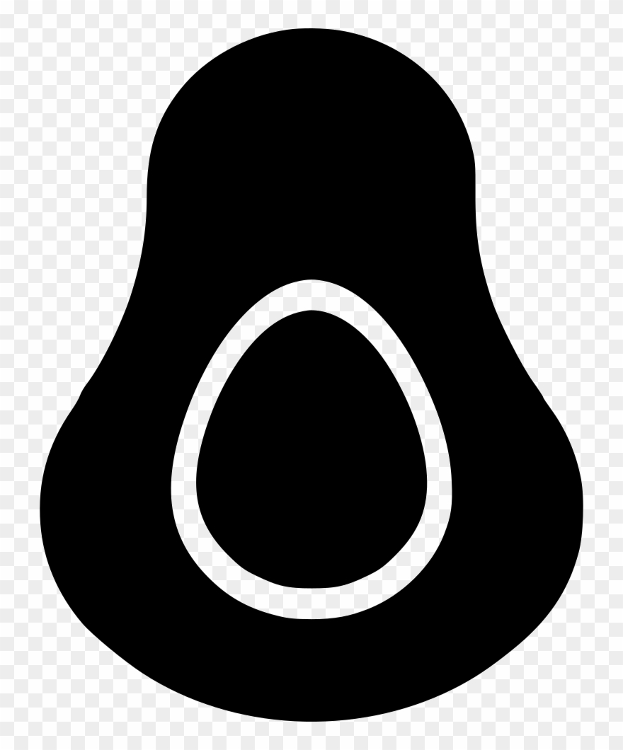 Avacado Fat Fruit Healthy Fresh Comments - Circle Clipart