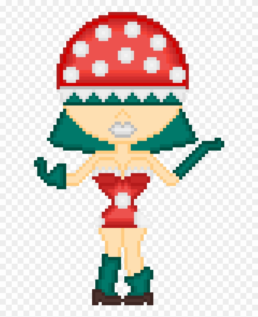 Piranha Plant Lady Clipart
