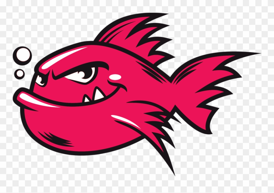 Piranha Media - Pink Piranha Clipart