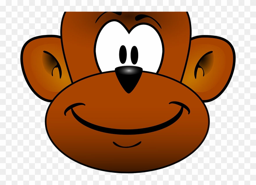 Cover Image - Cartoon Monkey Head Clipart