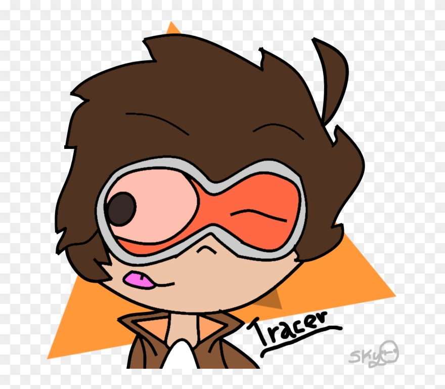 Art ~ Me Tracer ~ Overwatch ~ Blizzard - Cartoon Clipart