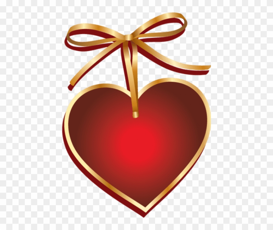 Free Png Heartdecorative Element Png Images Transparent - Transparent Background Hanging Jewels Decor Png Clip