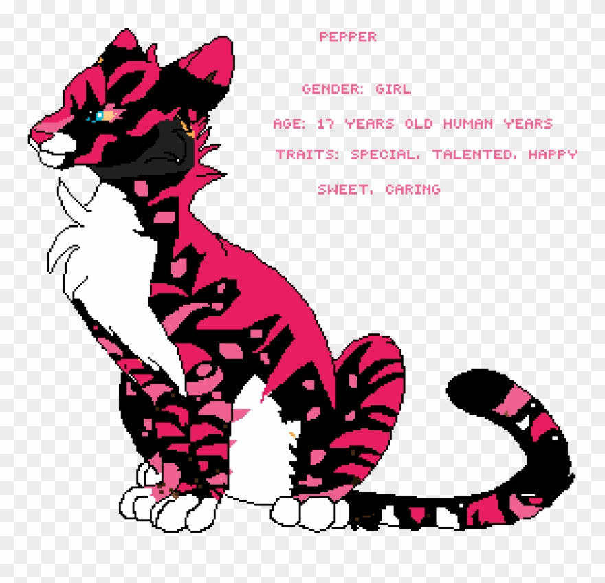 Pepper Oc Reference Sheet - Illustration Clipart