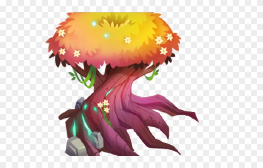 Element Clipart Forest Life - Crystal Unicorn Egg Fantasy Forest Story - Png Download