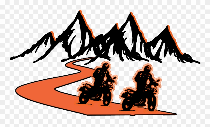 2 Wheel Adventurer - Illustration Clipart
