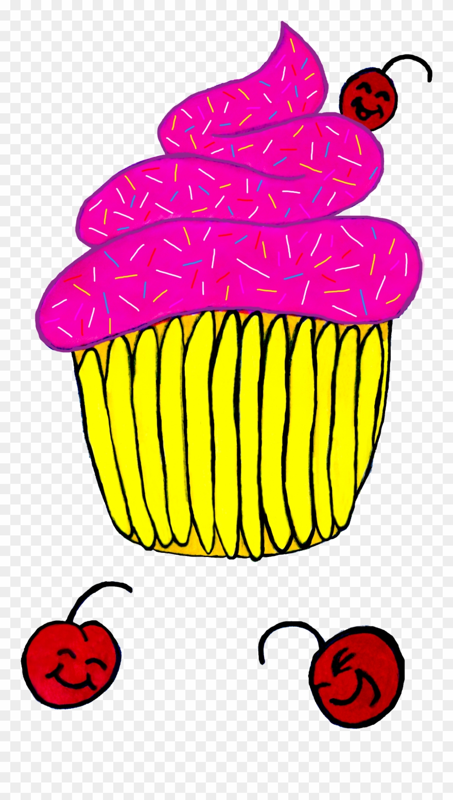 Cupcake Sprinkles Clipart