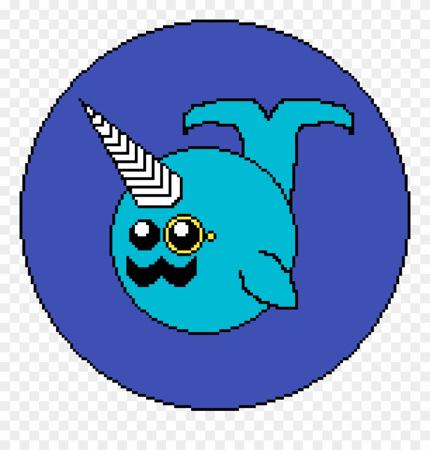 Fancy Narwhal Clipart