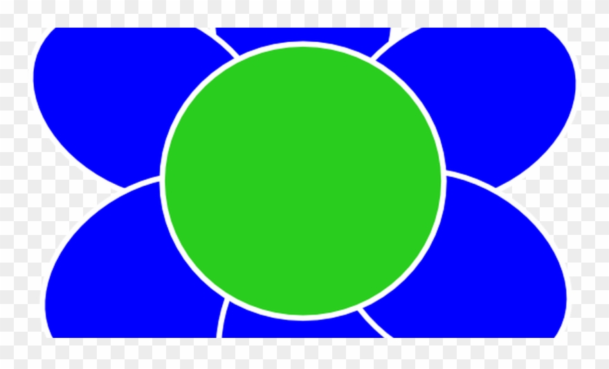 Blue Flower Clip Art - Clip Art - Png Download