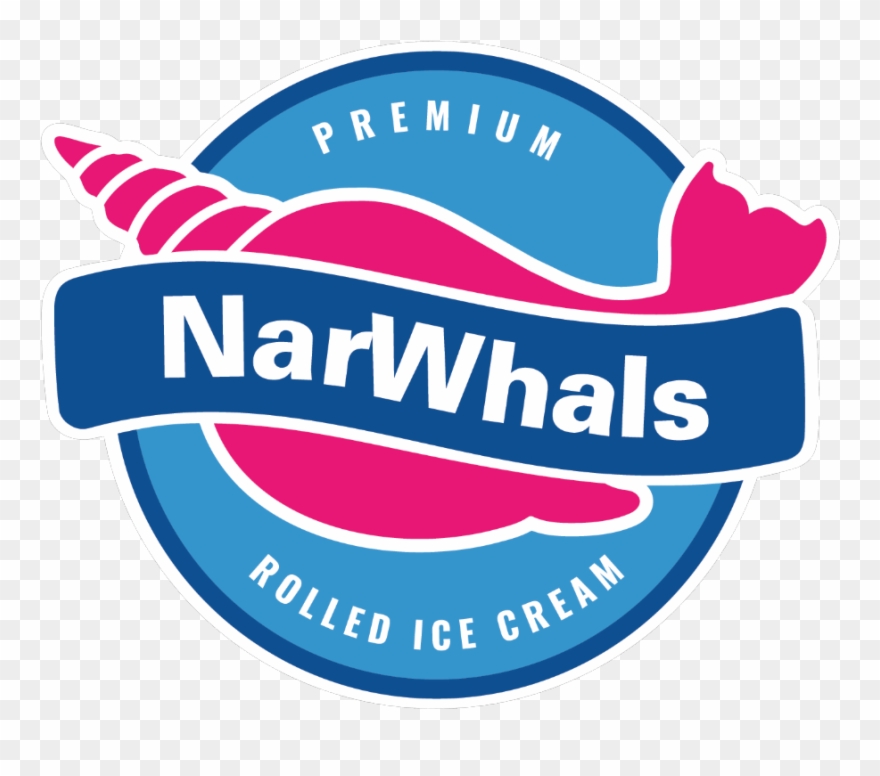 Narwhals Rolled Ice Cream Clipart