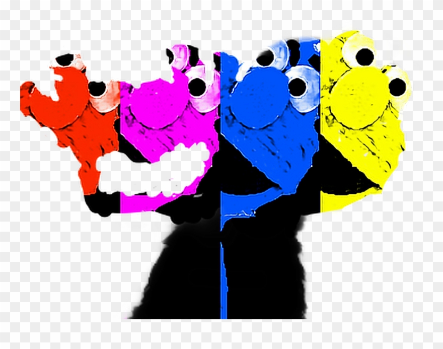 Elmo Sticker - Cartoon Clipart