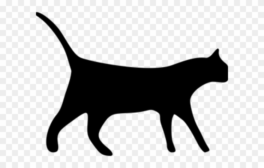 Black Cat Clipart Cat Stretch - Black Cat Clipart - Png Download