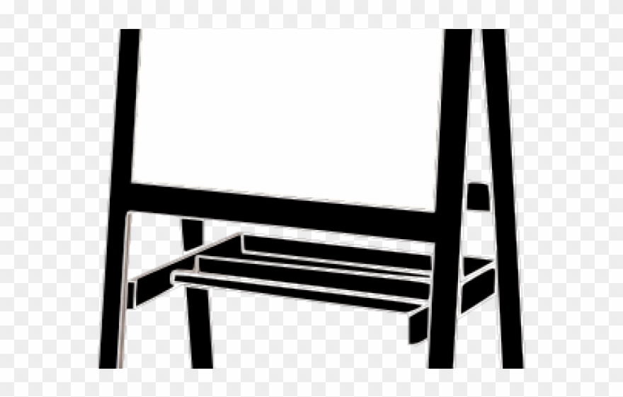 Portrait Clipart Art Easel - Clip Art - Png Download
