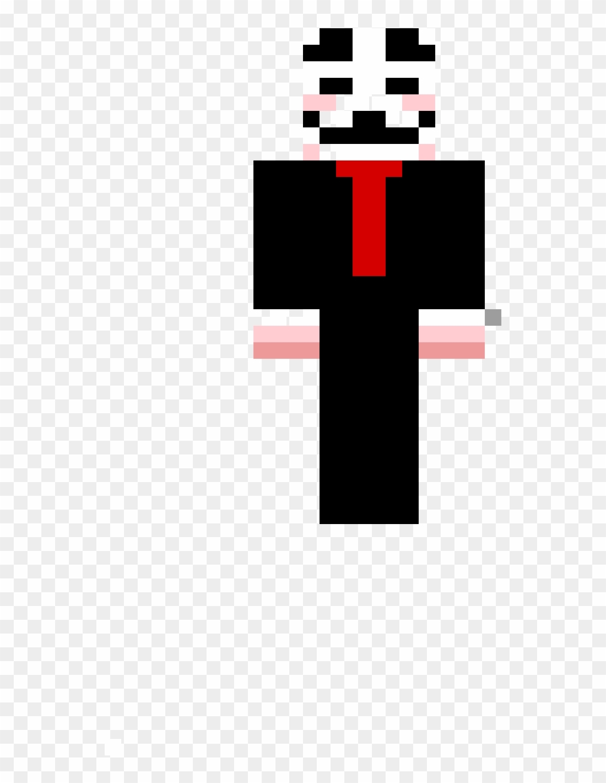 Hacker Minecraft Skin - Illustration Clipart