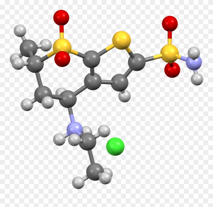 Dorzolamide Hydrochloride From Xtal 2007 Mercury 3d Clipart