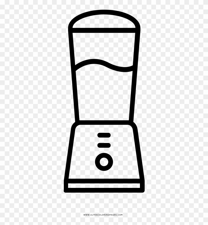 Blender Coloring Page - Chair Clipart