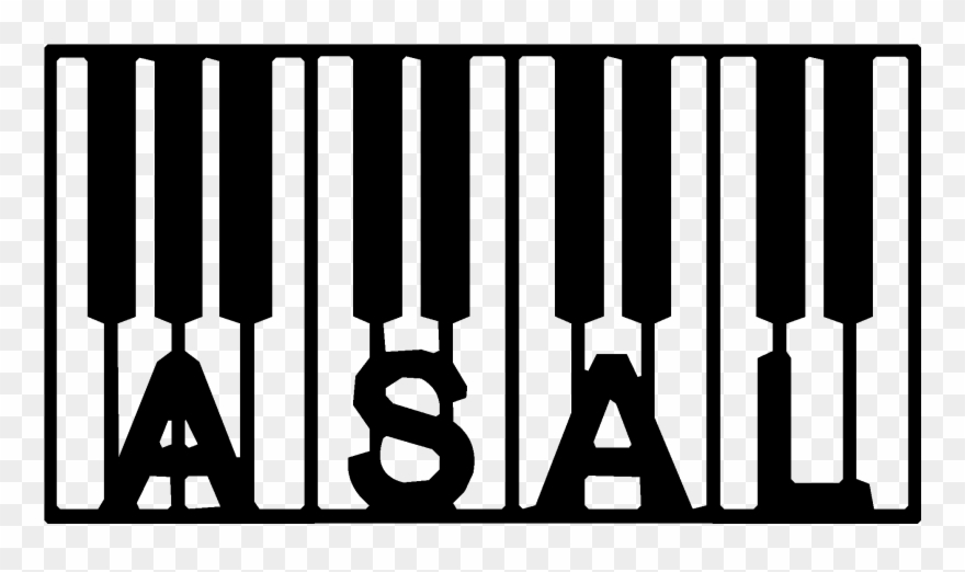 Asal Piano Keys Shirts Clipart