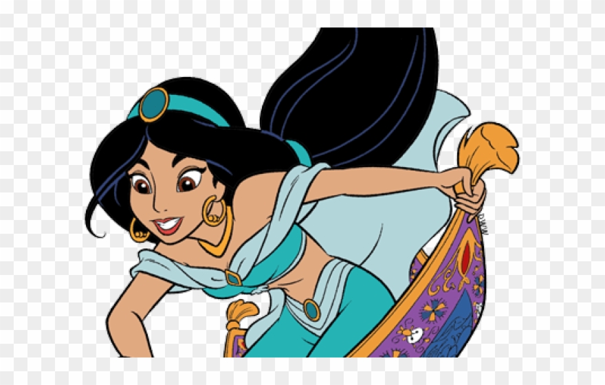 Jasmine Clipart Magic Carpet - Princess Jasmine Flying Carpet - Png Download