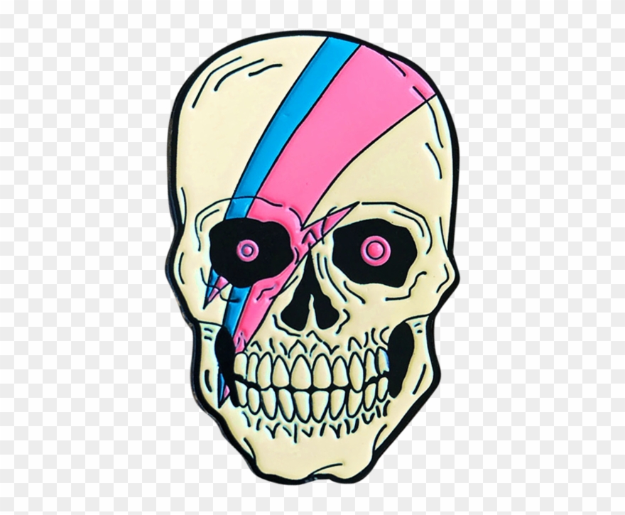 Ziggy Stardust Pin V=1517285265 - Skull Clipart