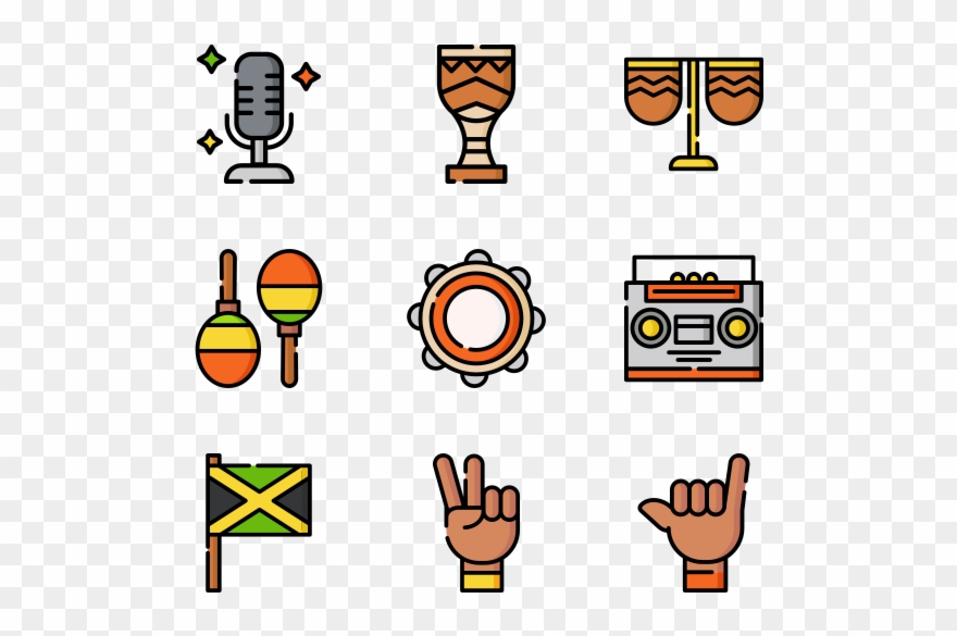 Reggae - Coffee Cup Icon Png Clipart