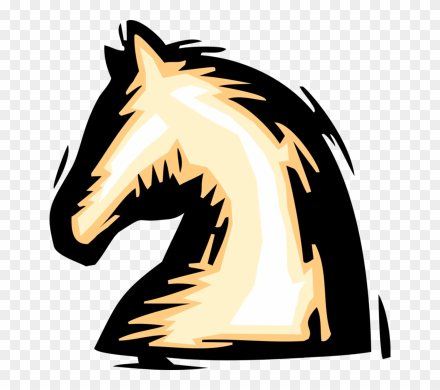 Chess Piece Vector Image Illustration Of Horses Ⓒ Clipart