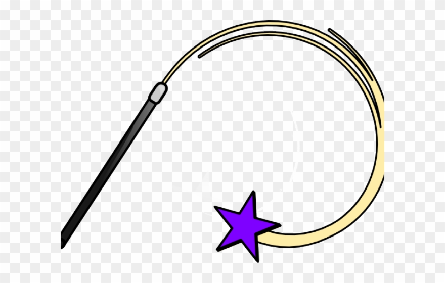 Magic Clipart Magic Wand - Wand Cartoon Harry Potter - Png Download