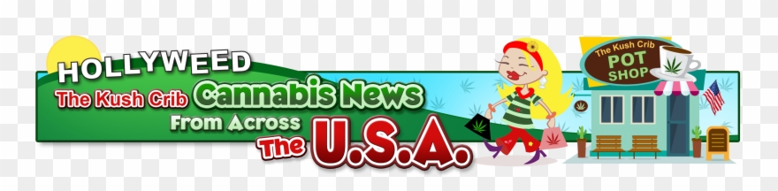 Cannabis News From The Home Of The Brave - Illustration Clipart