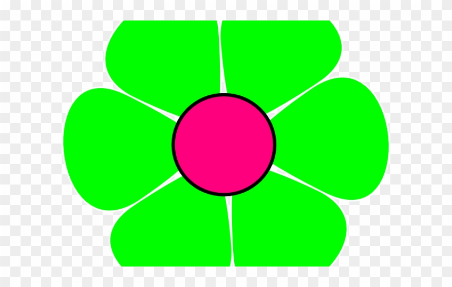 Lime Clipart Cartoon - Flower Colorful Clipart - Png Download