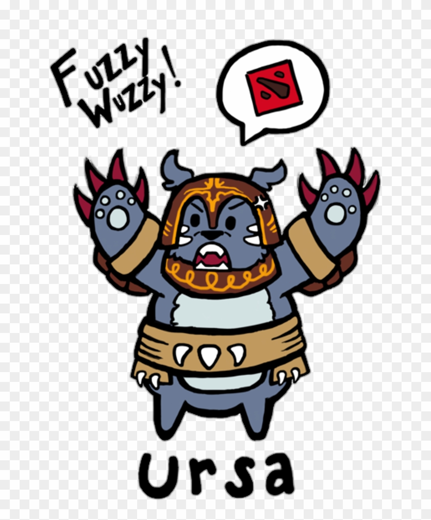 Dota Sticker - Fuzzy Wuzzy Dota 2 Clipart