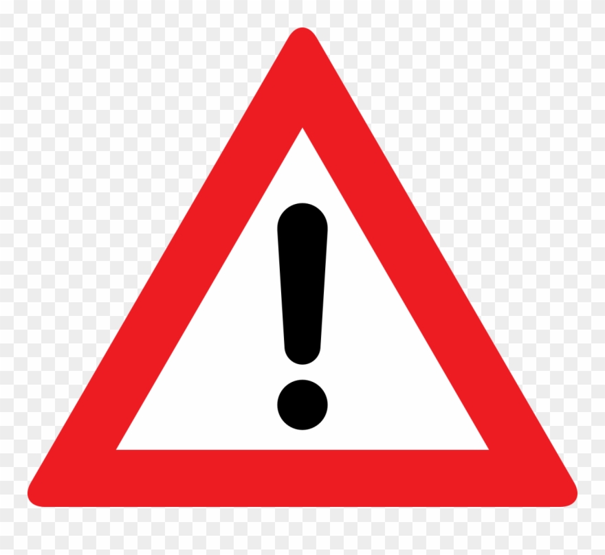 Warning Sign Clipart - Warning Sign Icon Png Transparent Png