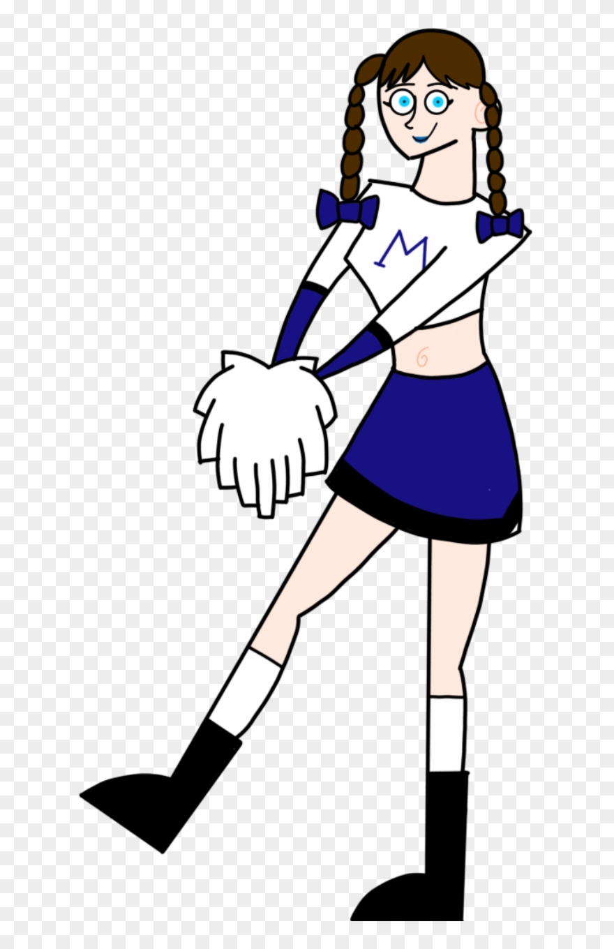 Cheerleader Tammie - Cartoon Clipart