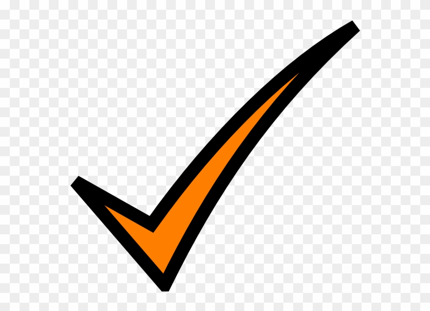 Check Mark Logo Clipart Best - Check Mark Png Orange Transparent Png