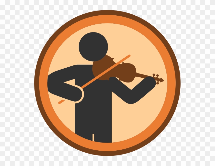 Violin Badge - Small Retinal Flame Hemorrhage Clipart
