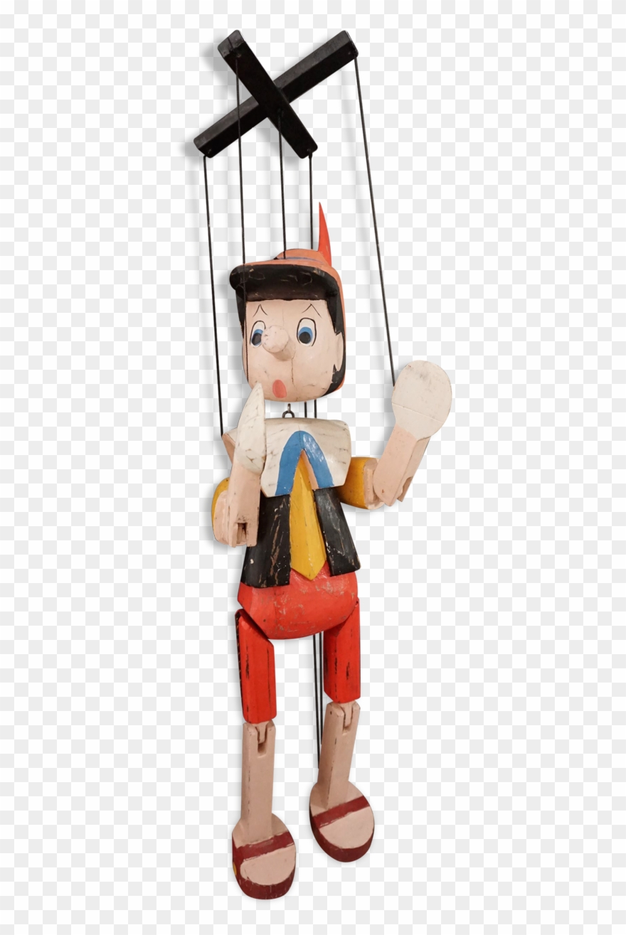 Marionnette Pinocchio Bois Clipart