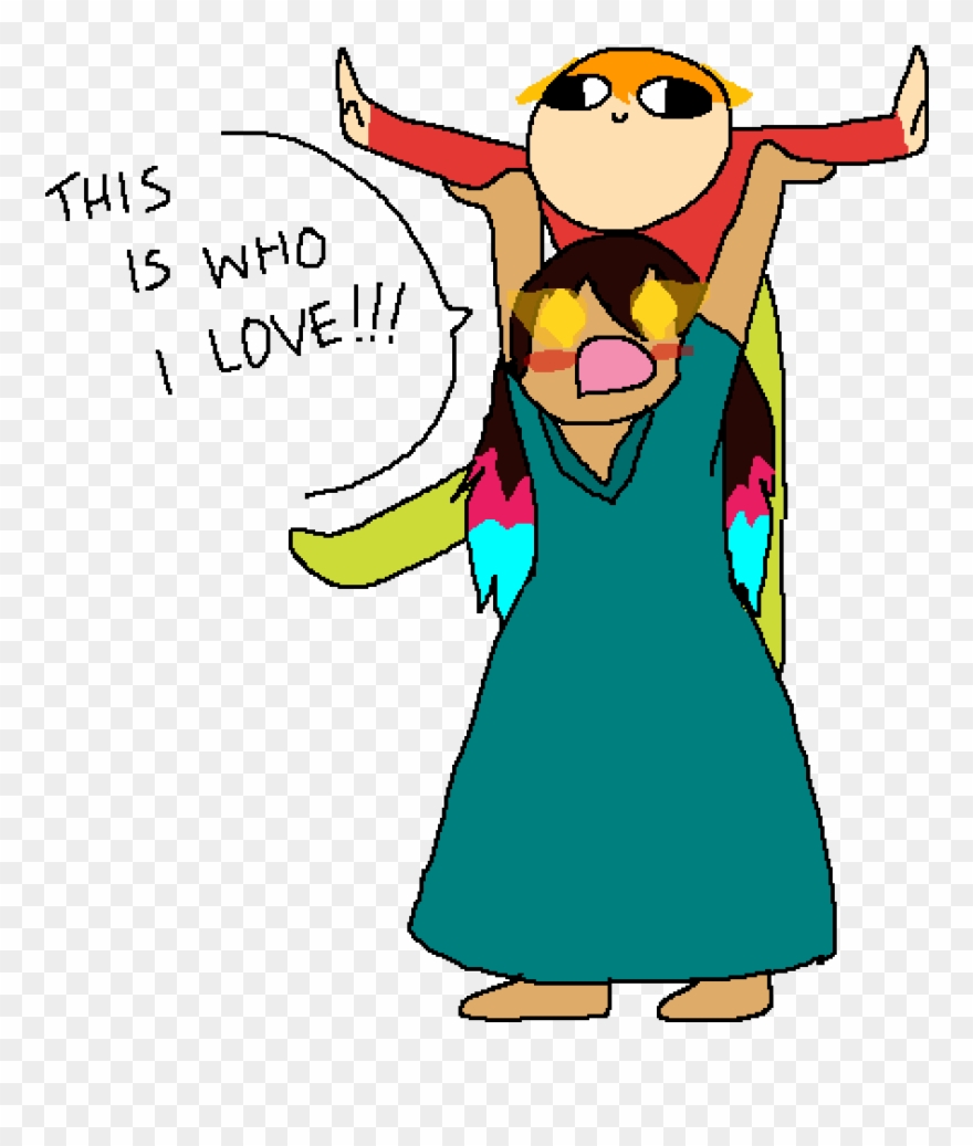 This Is Who I Love - Cartoon Clipart