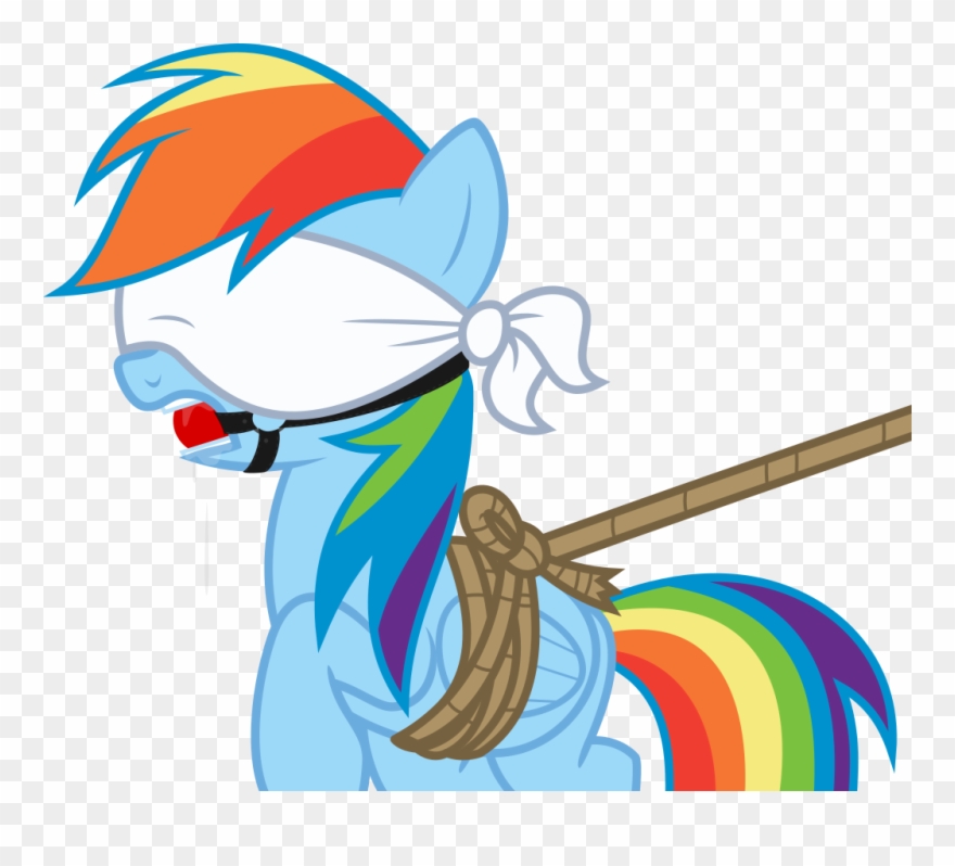 Jp, Ballgag, Blindfold, Bondage, Bound Wings, Daring - Cartoon Clipart