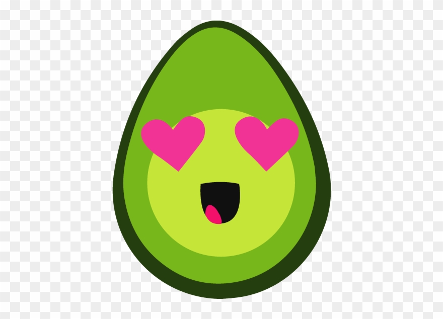 Love Avocado Clipart