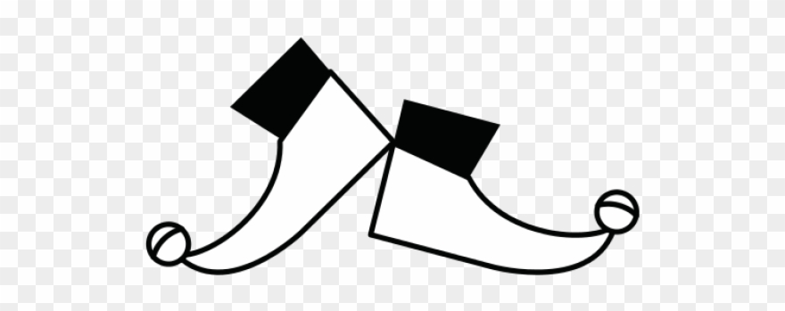 Legs Clipart Clown - Jester Shoes Vector - Png Download