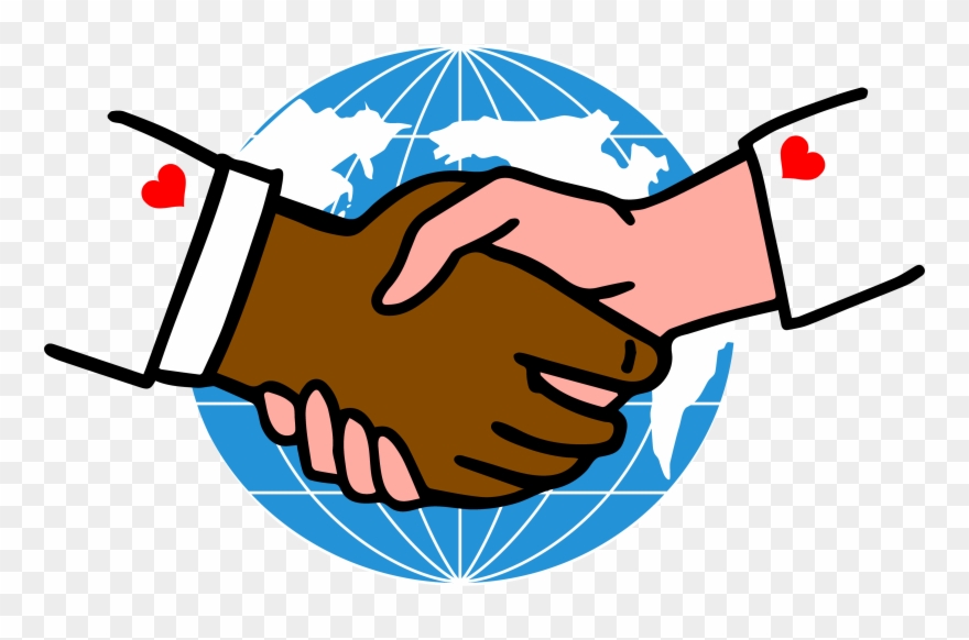 Hand Shake For Newsletter - Handshake Animation Clipart