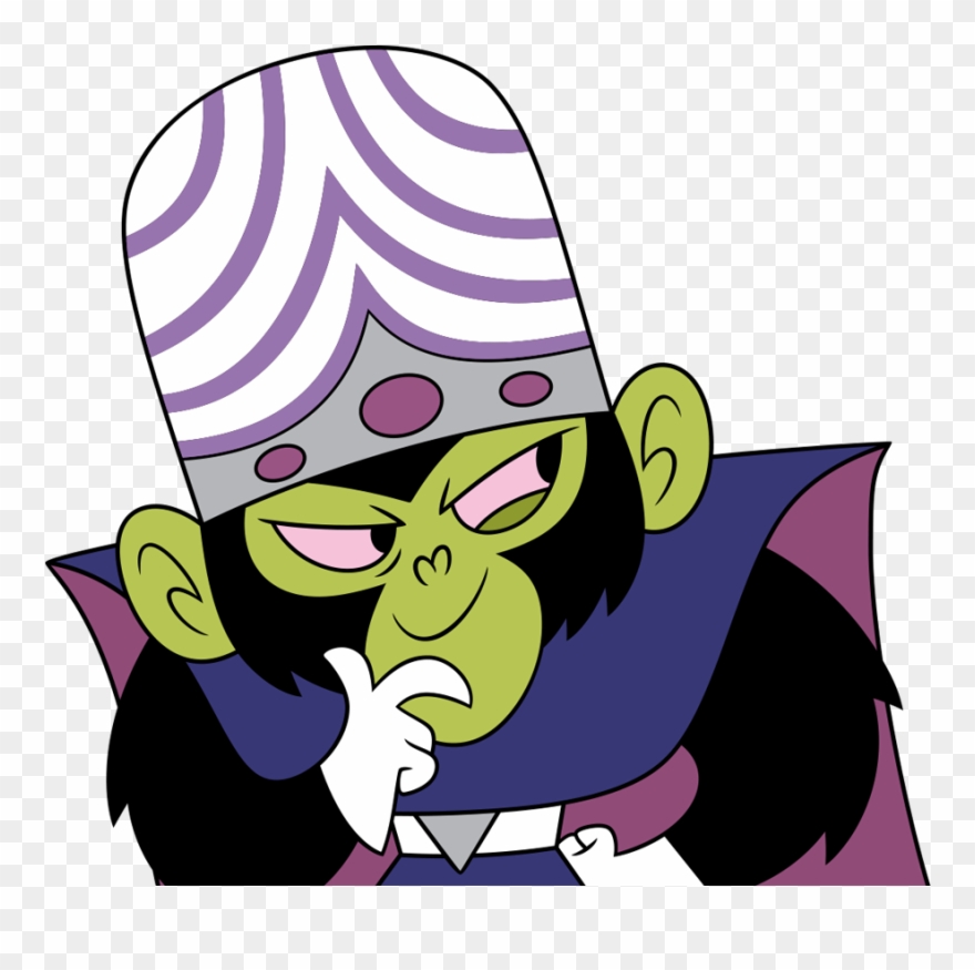 Powerpuff Girls Clipart Pwer - Mojo Jojo Cartoon - Png Download