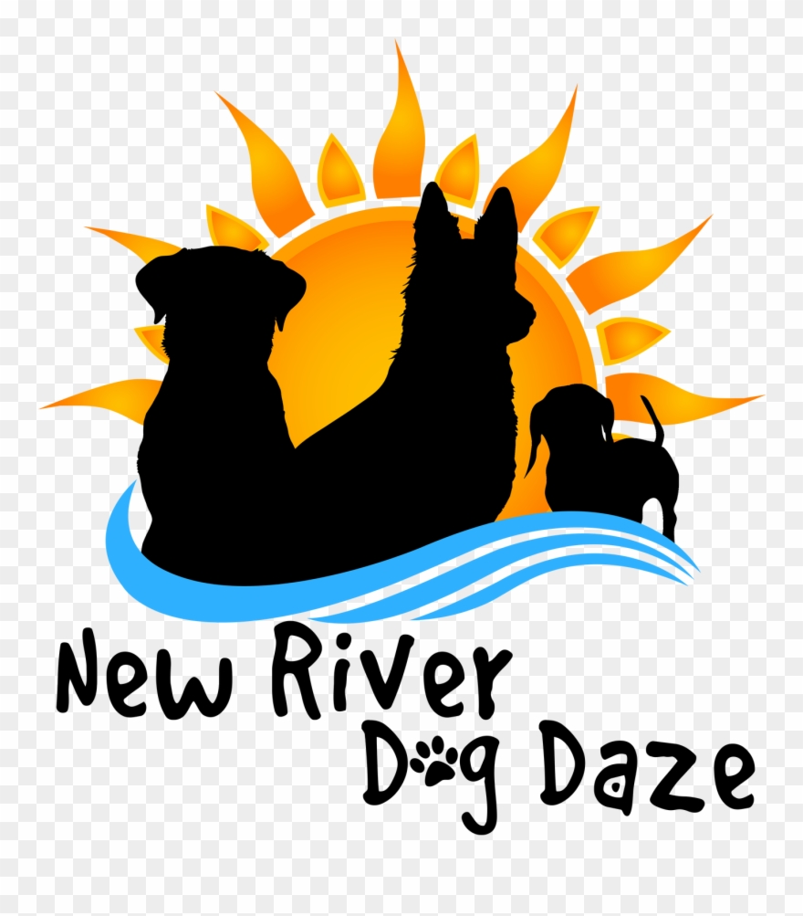 New River Dog Daze - Illustration Clipart