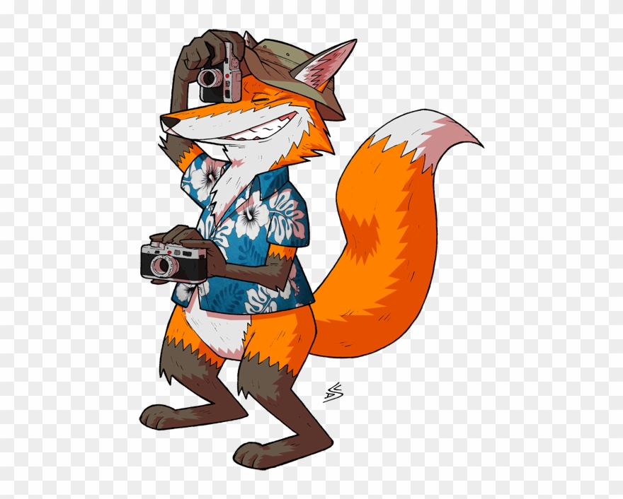 Wildlife Photographer Johnston Reynard Was Tracking - Cartoon Clipart