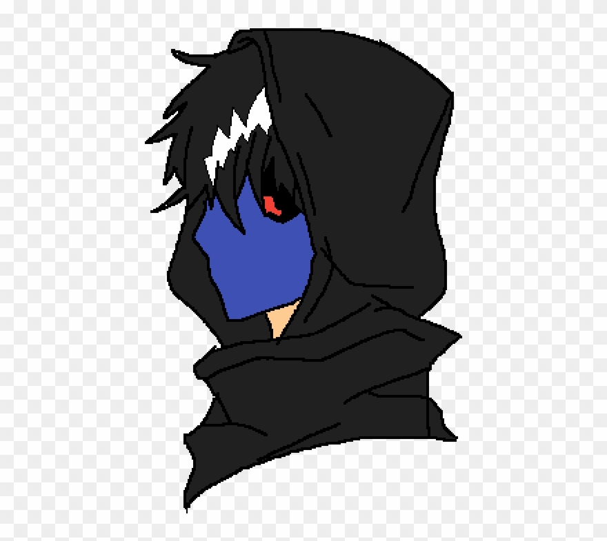 Im Wearing The Hood Im The Dark Man - Cartoon Clipart