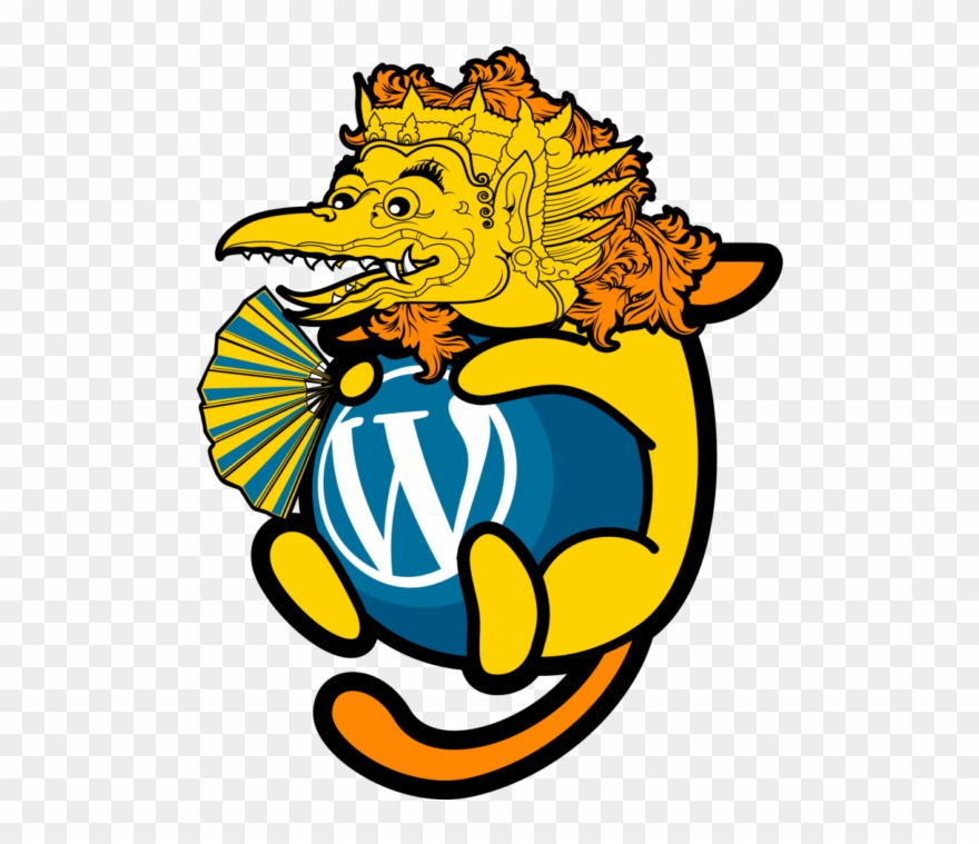 Wapuu Garuda - Wordpress Wapuu Clipart