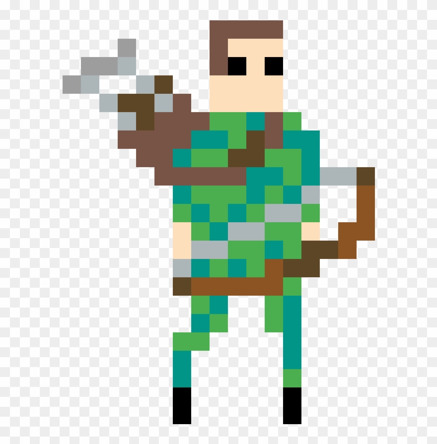 A Archer Player - Hourglass Windows Clipart