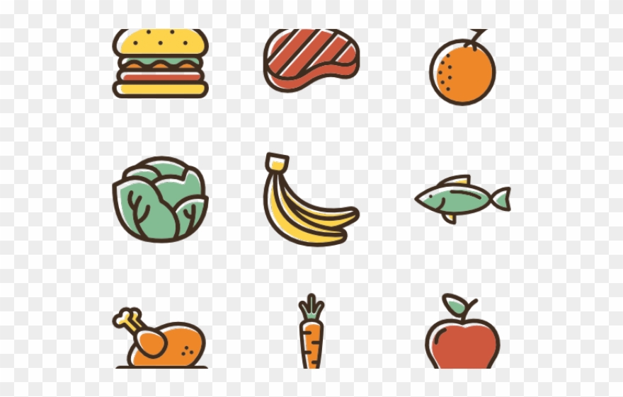 Snack Clipart After School Snack - Healthy Food Icon Vector - Png Download