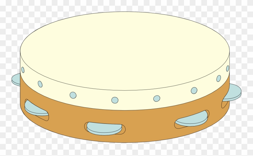 Tambourine Drawing Clip Art - Circle - Png Download