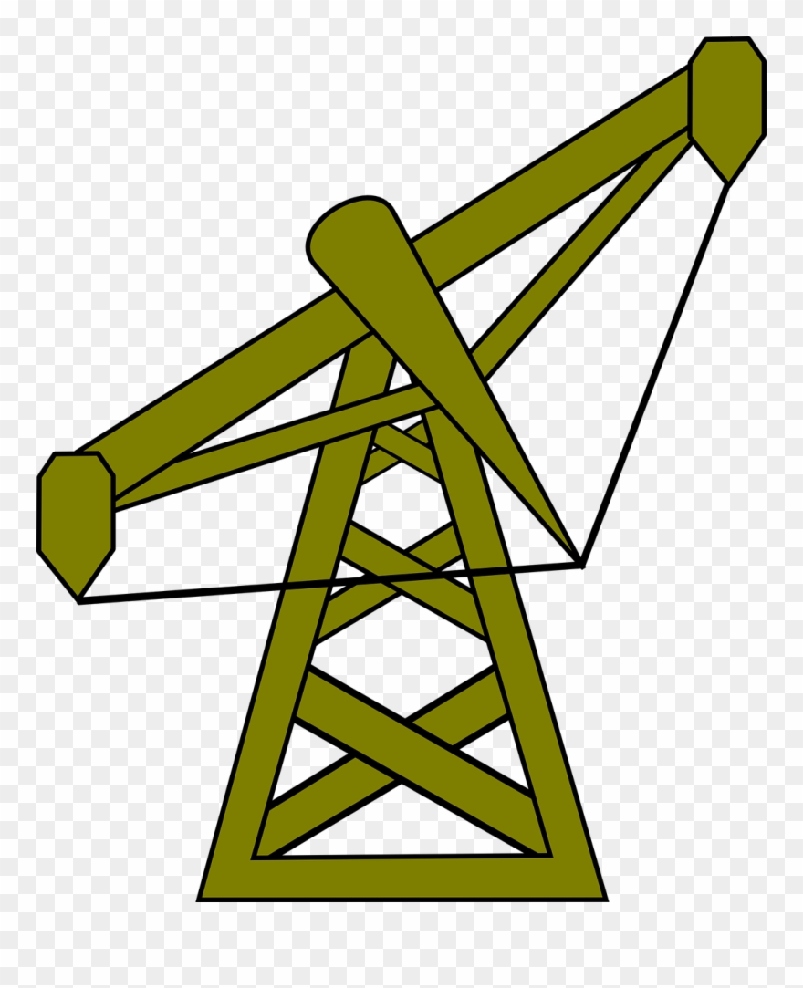 Mineral Oil,crude Oil,gas Pump,pumping Station,free - Natural Gas Clip Art - Png Download