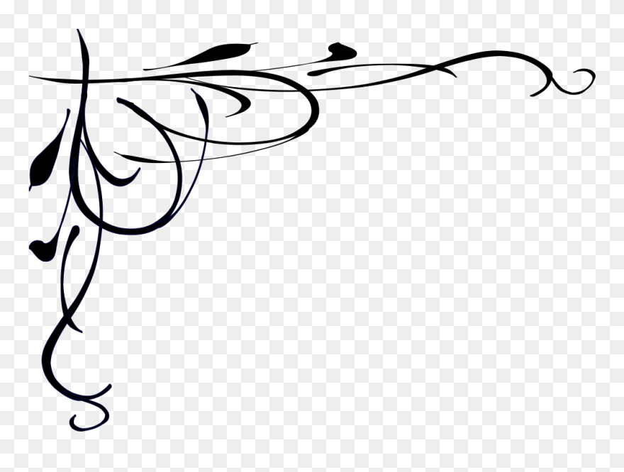 Free Png Download How To Set Use Love Birds Border - Black And White Border Design Love Clipart