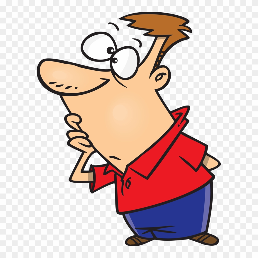 Pondering Cartoon Clipart