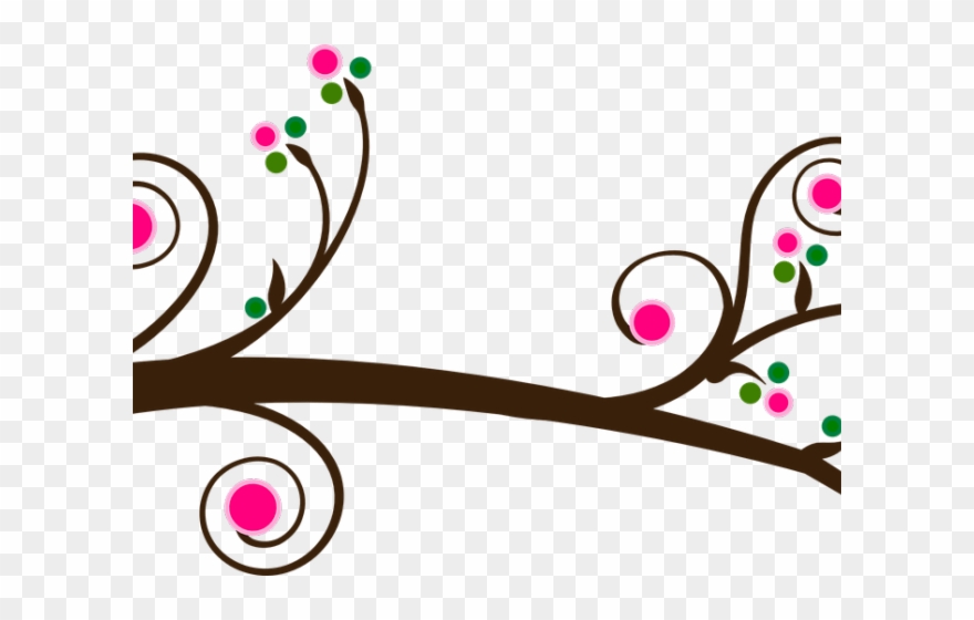 Branch Clipart Brown Tree - Cute Branch Clip Art - Png Download